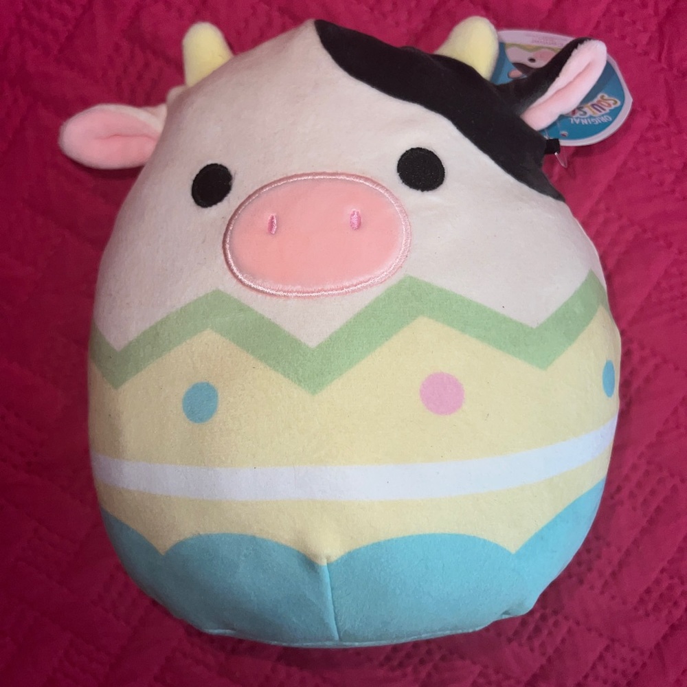 Squishmallow (Connor Cow Easter Egg 8 Inch )